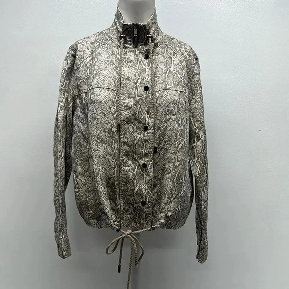 Rails Tennessee Utility Jacket Sand Snakeskin Full Zip Size XS - Picture 7 of 11